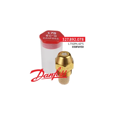 Danfoss Tobera de aceite 1.75GPH,60S 030F6930