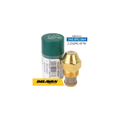 Delavan Tobera de aceite 2.25GPH,45W 00225-45W7