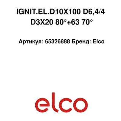 Elco Electrodo de encendido 65326888