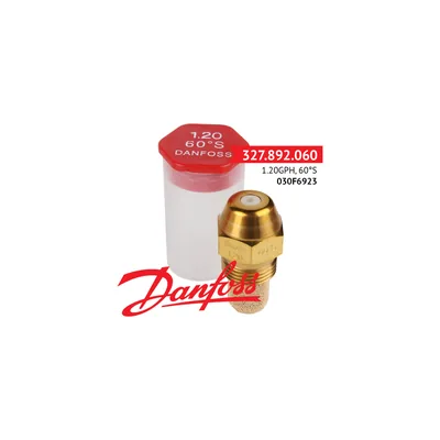 Danfoss Tobera de aceite 1.20GPH,60S 030F6923