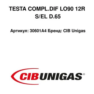 CIB Unigas Głowica spalania 30601A4