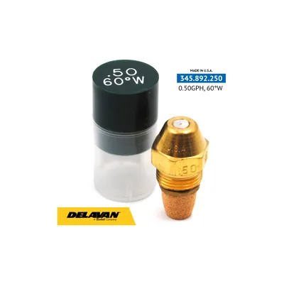 Delavan Tobera de aceite 0.50GPH,60W 00050-60W4