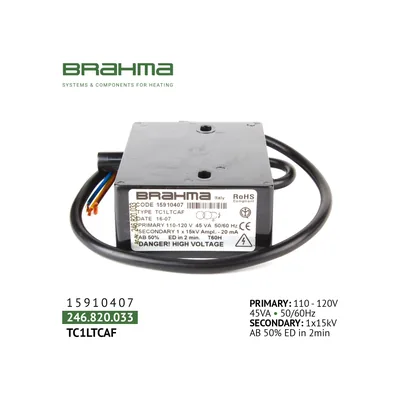 Brahma Ignition transformer TC1LTCAF 15910407