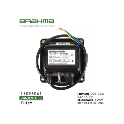 Brahma Ignition transformer T11/M 15093061