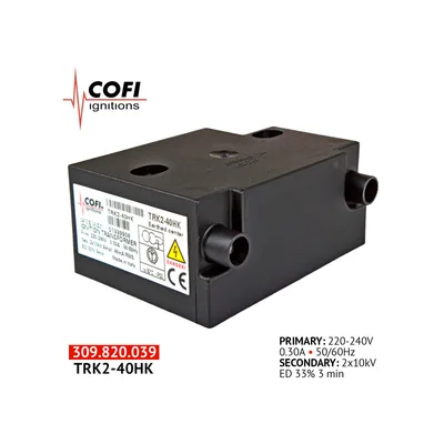Cofi Transformador de encendido TRK2-40HK