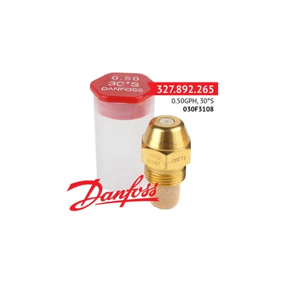 Danfoss Tobera de aceite 0.50GPH,30S 030F3108