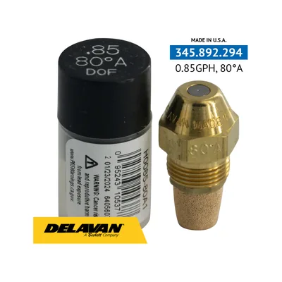 Delavan Tobera de aceite 0.85GPH,80A H0085-80A1