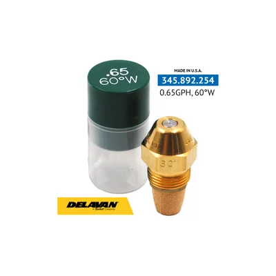 Delavan Tobera de aceite 0.65GPH,60W 00065-60W4