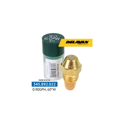 Delavan Tobera de aceite 0.90GPH,60W P0090-60W1