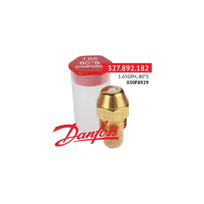 Danfoss Tobera de aceite 1.65GPH,80S 030F8929