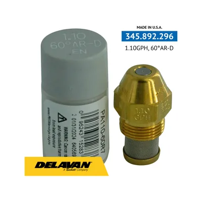 Delavan Tobera de aceite 1.10GPH,60AR PA110-60R7