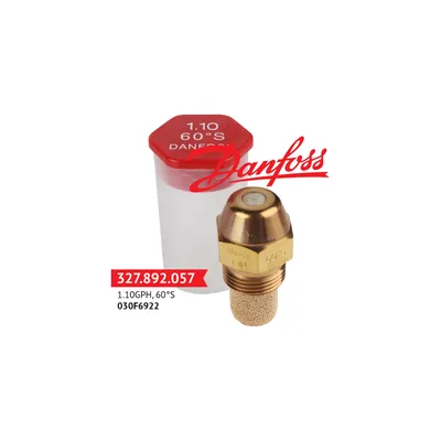 Danfoss Tobera de aceite 1.10GPH,60S 030F6922