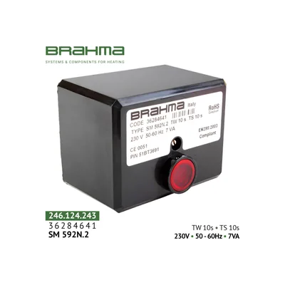 Brahma Controlador por microprocesador (sistema de gestión de quemador) SM592N.2 36284641