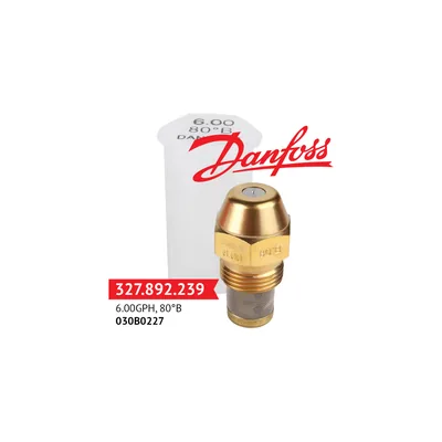 Danfoss Tobera de aceite 6.00GPH,80B 030B0227