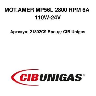 CIB Unigas Motor 21802C9
