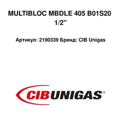 CIB Unigas Colector de gas 2190339