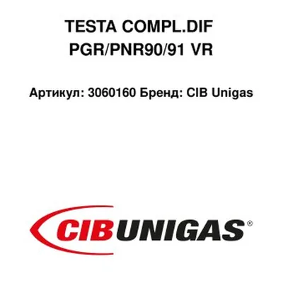 CIB Unigas Głowica spalania 3060160