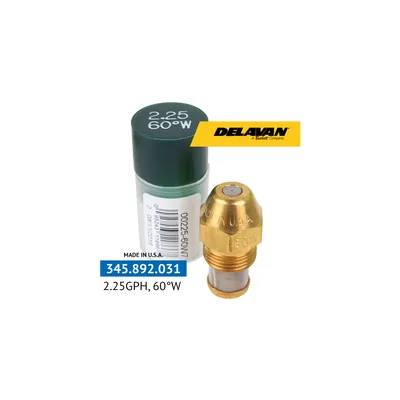 Delavan Tobera de aceite 2.25GPH,60W 00225-60W7