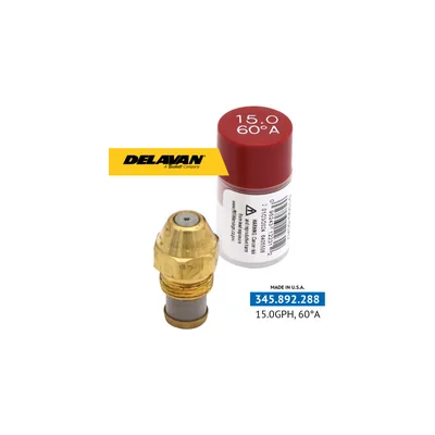 Delavan Tobera de aceite 15.00GPH,60A 01500-60A7