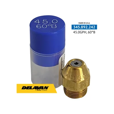 Delavan Tobera de aceite 45.00GPH,60B 04500-60B0