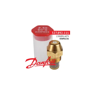 Danfoss Tobera de aceite 2.50GPH,60S 030F6136