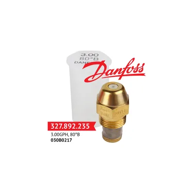 Danfoss Tobera de aceite 3.00GPH,80B 030B0217