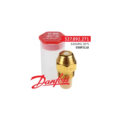Danfoss Tobera de aceite 0.85GPH,30S 030F3118