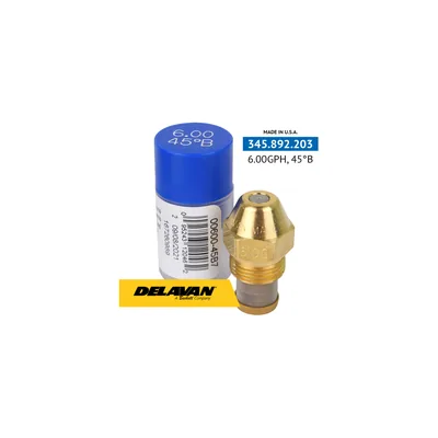 Delavan Tobera de aceite 6.00GPH,45B 00600-45B7