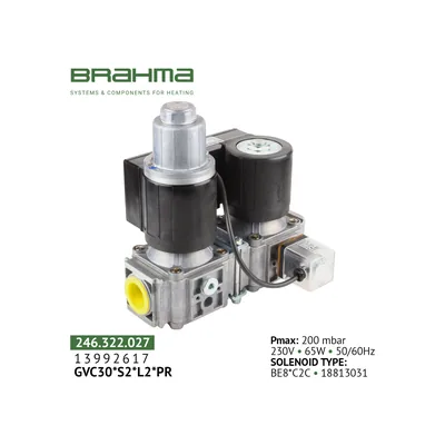 Brahma Válvula de gas GVC30*S2*L2*PR1 13992617