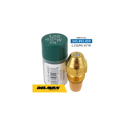 Delavan Tobera de aceite 1.25GPH,45W P0125-45W1