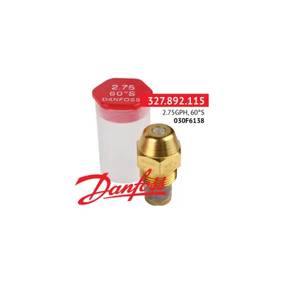 Danfoss Tobera de aceite 2.75GPH,60S 030F6138