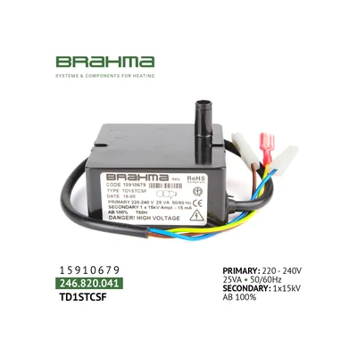 Brahma Transformador de encendido TD1STCSF 15910679