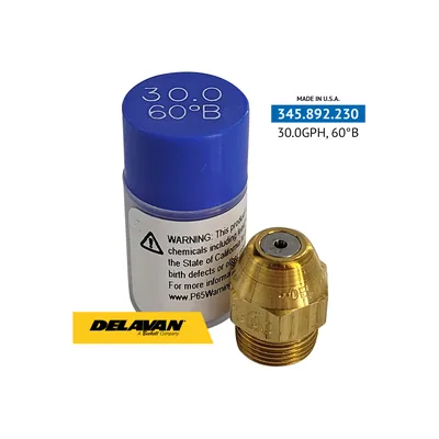 Delavan Tobera de aceite 30.00GPH,60B 03000-60B0