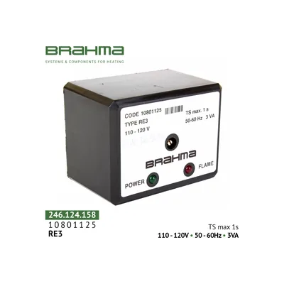 Brahma Relé de llama RE3 10801125