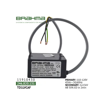 Brahma Ignition transformer TD1LVCAF 15910430