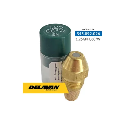 Delavan Tobera de aceite 1.25GPH,60W P0125-60W1