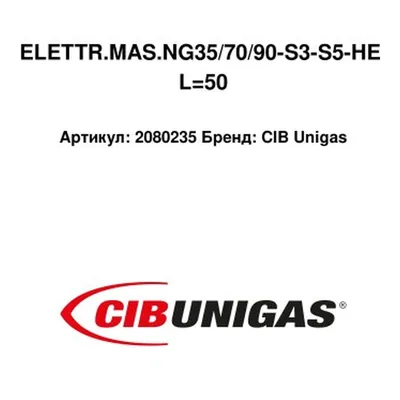 CIB Unigas Electrodo de puesta a tierra 2080235